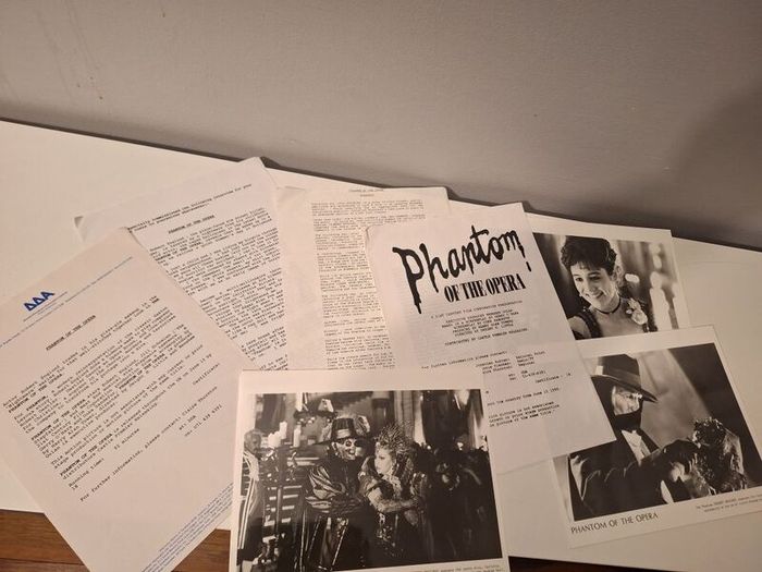1989 Phantom Of The Opera Press Kit Starring Robert Englund