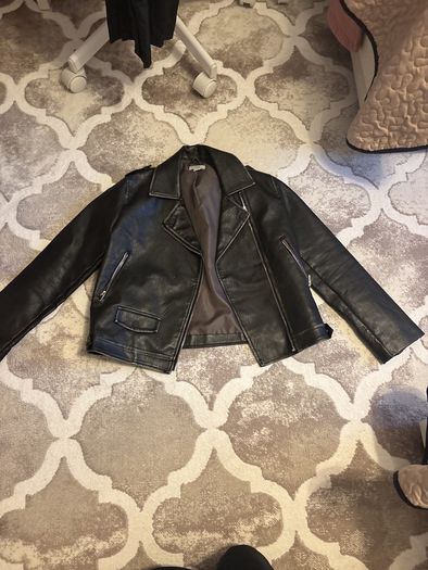 leather coat