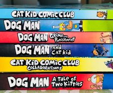 Dog Man & Cat Kid Comic Club (6 Book Bundle) by Dav Pilkey