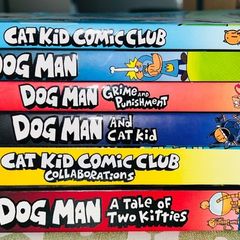 Dog Man & Cat Kid Comic Club (6 Book Bundle) by Dav Pilkey