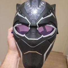 kids black panther ligh up mask