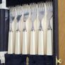 Vintage English silver plate Knifes and Forks Set Image 5