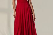 Jolie Moi Red Occasion dress size UK 16