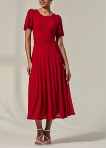 Jolie Moi Red Occasion dress size UK 16