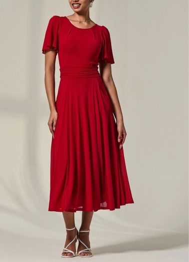 Jolie Moi Red Occasion dress size UK 16