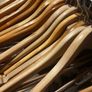 wooden hangers x 60 Image 2