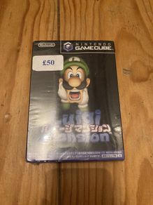 Luigis mansion Japanese gamecube shop sealed