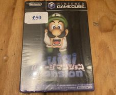 Luigis mansion Japanese gamecube shop sealed