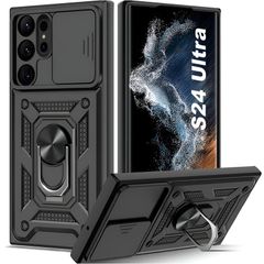 For Samsung Galaxy S24 Ultra Case Shockproof Ring Stand Phone Cover