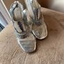Silver Sandals Sparkly Image 4