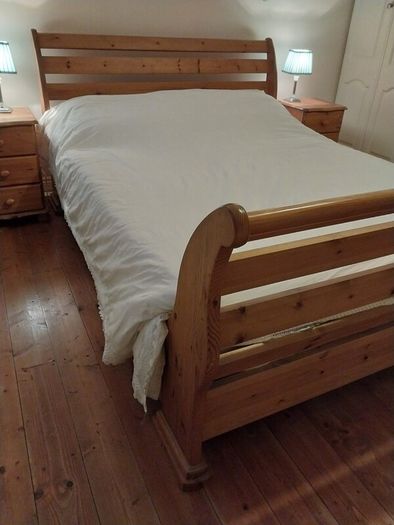 king sleigh bed frame