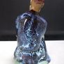 SALE!  Vintage Chinese Glazed Shiwan Mudman figurine - Scholar Reading Image 4