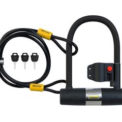 Heavy Duty Bicycle U Lock Shackle and Mount Holder, for Road Bike, Electric Bike, Folding Bike, Mountain Bike