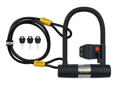 Heavy Duty Bicycle U Lock Shackle and Mount Holder, for Road Bike, Electric Bike, Folding Bike, Mountain Bike