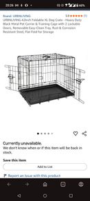 Big Foldable Pet Crate