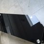 Sleek Black Glass TV Stand (140cm) in good condition Image 5