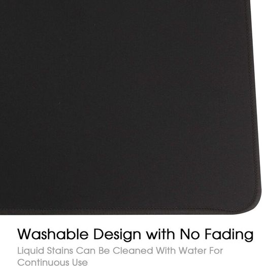 Mouse mat/Large Mouse Pad 600 300 3 mm | XL mousepad | desk mat/Gaming Mouse pad | improved precision and speed | rubber base for stable grip on smooth surfaces | table pad(60 30 Black