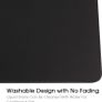 Mouse mat/Large Mouse Pad 600 300 3 mm | XL mousepad | desk mat/Gaming Mouse pad | improved precision and speed | rubber base for stable grip on smooth surfaces | table pad(60 30 Black Image 6