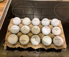 premium golf balls callaway chrome soft. / chrome tour  and  Taylormade tp5