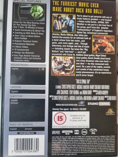 This Is Spinal Tap 2 Disc Special Edition