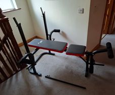 Bench (chest fly+leg extension/curl)