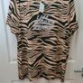 Nwt River Island Zebra Print Tee Size 18 Image 5