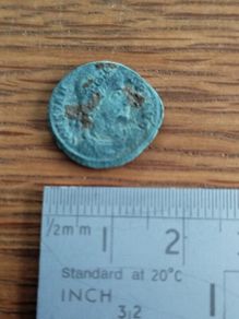 Genuine Ancient Roman Bronze Coin - Constantine the Great (Stunning Turquoise Patina)