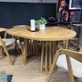 Tovo Extendable Round Dining Table Laminated 100-140cm Image 2