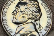 USA United States 1964 Proof Jefferson Nickel 5 Cent Coin Stunning Proof!