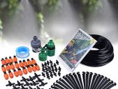 Irrigation System Greenhouse Watering Systems 1/4 INCH 50FT DIY Auto Drip Irrigation Kit Garden Accessories Automatic Irrigation Equipment for Plants/Lawn
