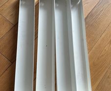 shelves - 50 cm long - metal