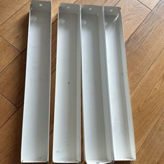 shelves - 50 cm long - metal