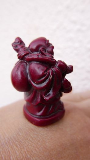 Oriental Feng Shui Laughing Buddha Desk Statue Figure Happiness Lucky Wealth H2"