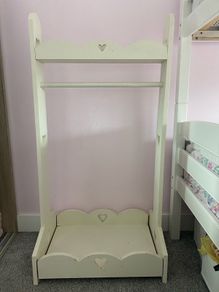 Custom-Made Wooden Kids Dressing Up Rail / Rack