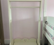 Custom-Made Wooden Kids Dressing Up Rail / Rack