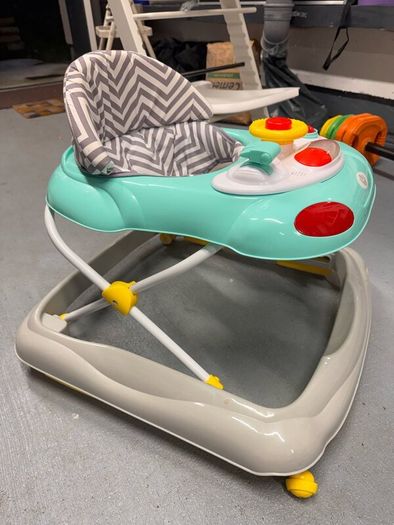 Bouncer + Walker + Travel Cot