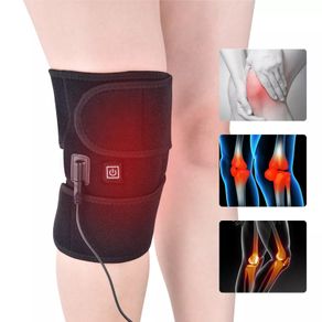 Electric Leg Heating Knee Pads Infrared Heated Therapy Hot Compress Knee Arthritis Pain Relief Back Shoulder Elbow Brace Healthy