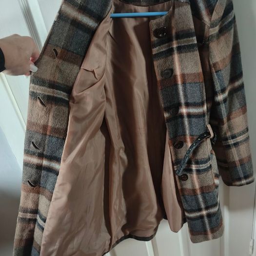 Brown  Wool Blend coat, size 10 F&F