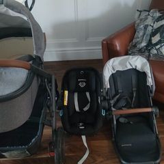 Uppababy Vista V2 travel system Greyson