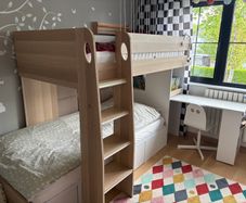 Eclipse Oak bunk bed