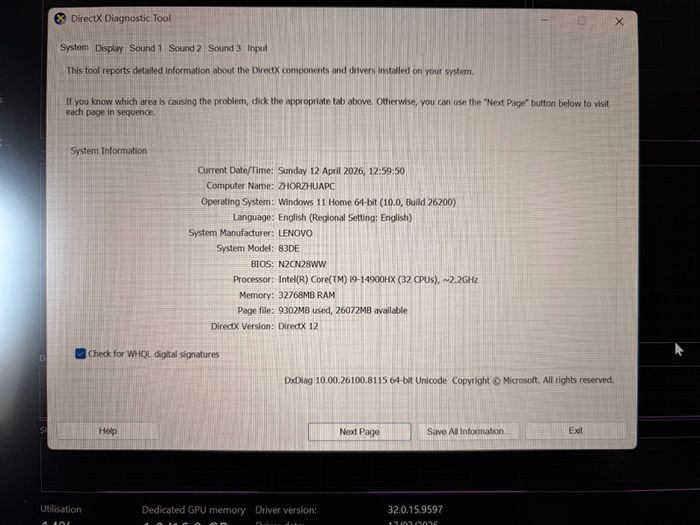 Lenovo Legion Pro 7i RTX 4090 / i9-14900HX / Warranty Nov 2026