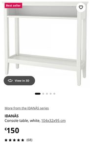 IKEA console table