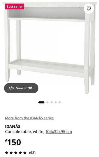 IKEA console table