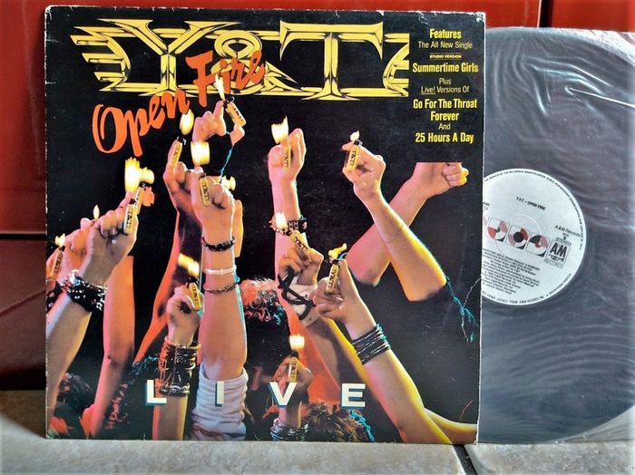 Y&T. Open Fire.Live.1985.Lp.