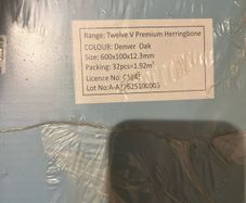 4 Boxes Denver Oak Premium Herringbone Flooring