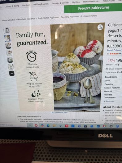Cusinart Ice Cream Maker