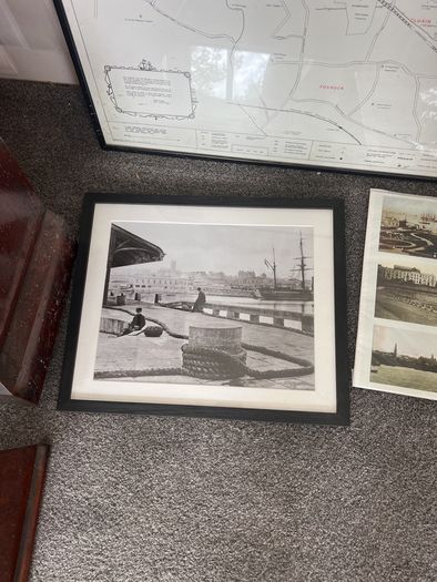 Vintage Dun Laoghaire map and photos