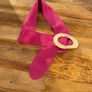 Suede Pink Cinch Belt Image 2