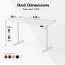 Adjustable Height Desk, 120 x 60 cm Image 8