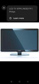 Philips 47" Tv( For parts/not working)